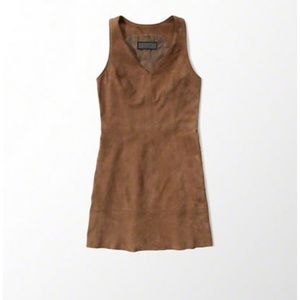 A&F Collection Suede A-Line Dress